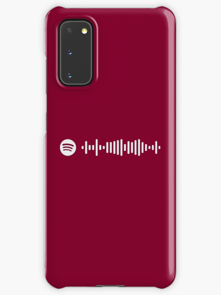 Girl In Red I Wanna Be Your Girlfriend Song Spotify Scan Code Case Skin For Samsung Galaxy By Melluminati Redbubble