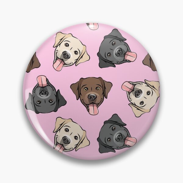 Item preview, All the Labs - Pink designed and sold by littlearrow.