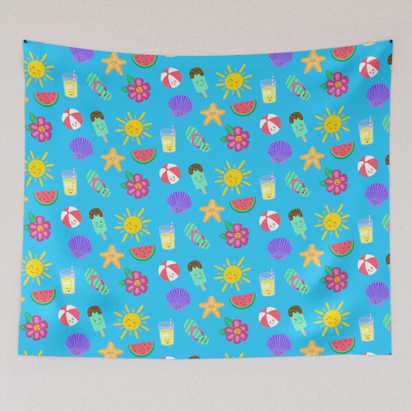 Item preview, Summer Cute Kawaii Summertime Fun designed and sold by peculiarpeachco.