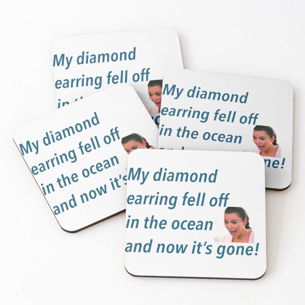 Item preview, My diamond earring fell off in the ocean Kim kardashian  designed and sold by Haya20.