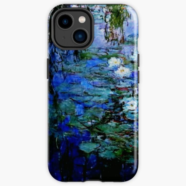 Claude Monets blaue und weiße Seerosen - Les Nymphéas Bleus et Blancs iPhone Robuste Hülle