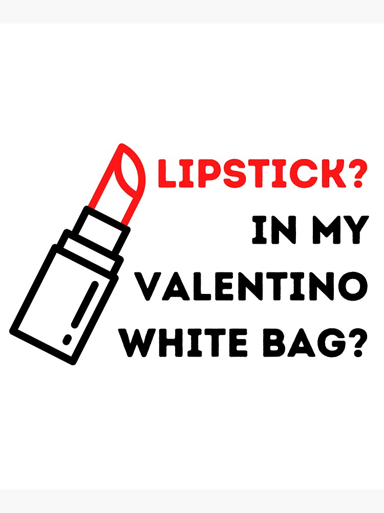 Lipstick valentino shop bag vine