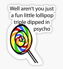 Lollipop Psycho Sticker