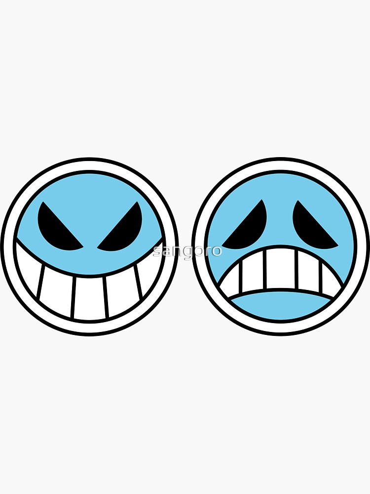 Ace One Piece Stickers Redbubble