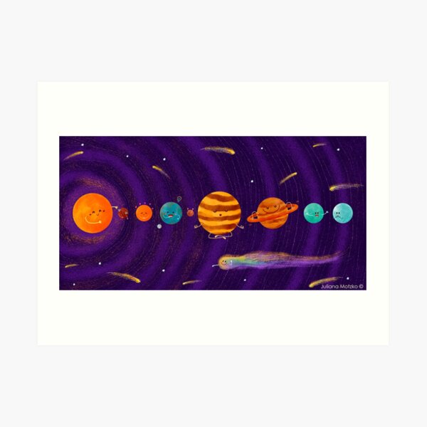 Cute Universe Art Print