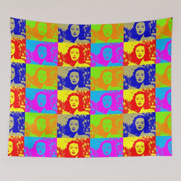 Item preview, Hedy Lamarr Hollywood Pop Art Diptych designed and sold by GingerEccentric.