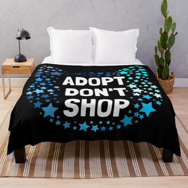 Item preview, Adopt Don't Shop | Blue Mosaic Stars Cat MEOW! designed and sold by EarlessPierre.