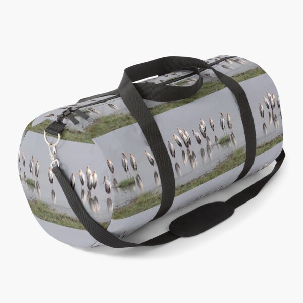 Item preview, Yellow-billed Storks Reflecting in the Early Morning designed and sold by Carole-Anne.