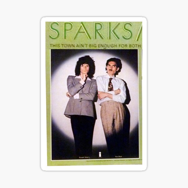 Item preview,  Sparks,  This Town Ain't Big Enough For Both Of Us,  Kimono My House back cover designed and sold by Vintaged.