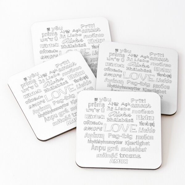 Item preview, Love in Different Languages designed and sold by itswithaness.