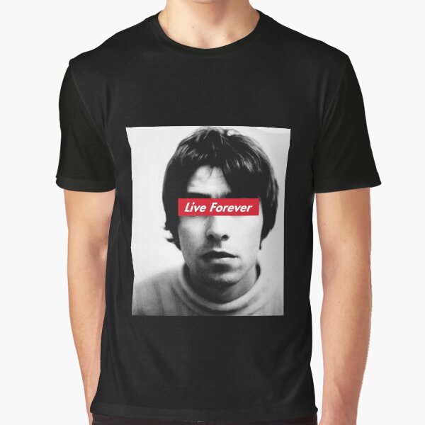 Oasis Live forever Graphic T-Shirt