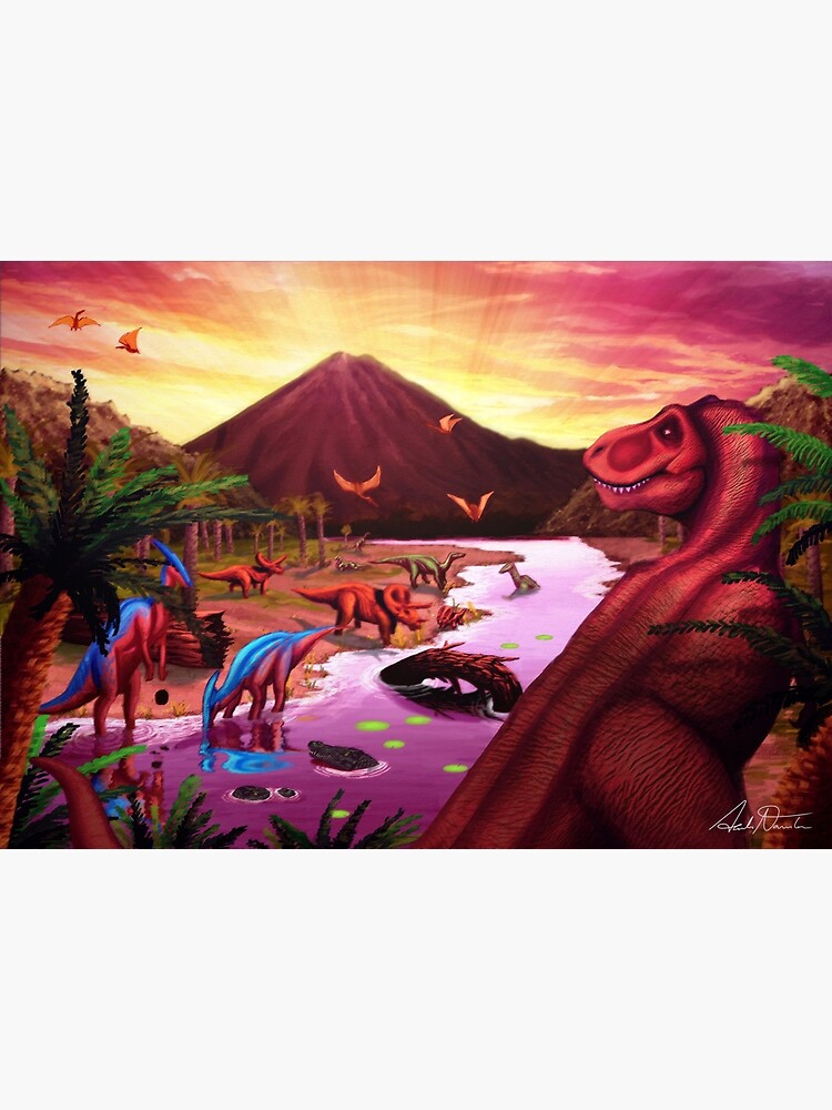 Disover Cretaceous Sunset Premium Matte Vertical Poster