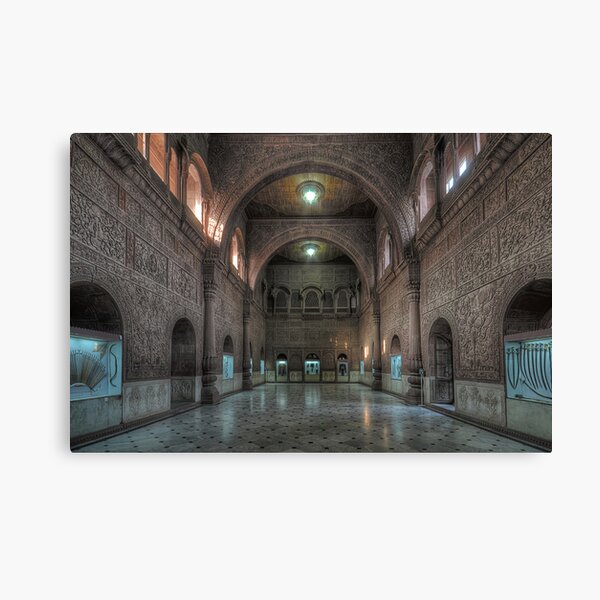 Ganga Durbar Hall, Junagarh, Bikaner Canvas Print