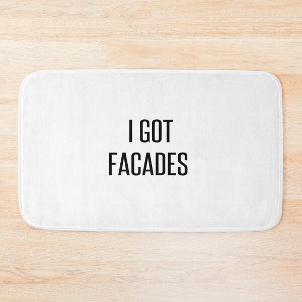 Item preview, I Got Facades - Black Variant designed and sold by 4kidsOPfan.