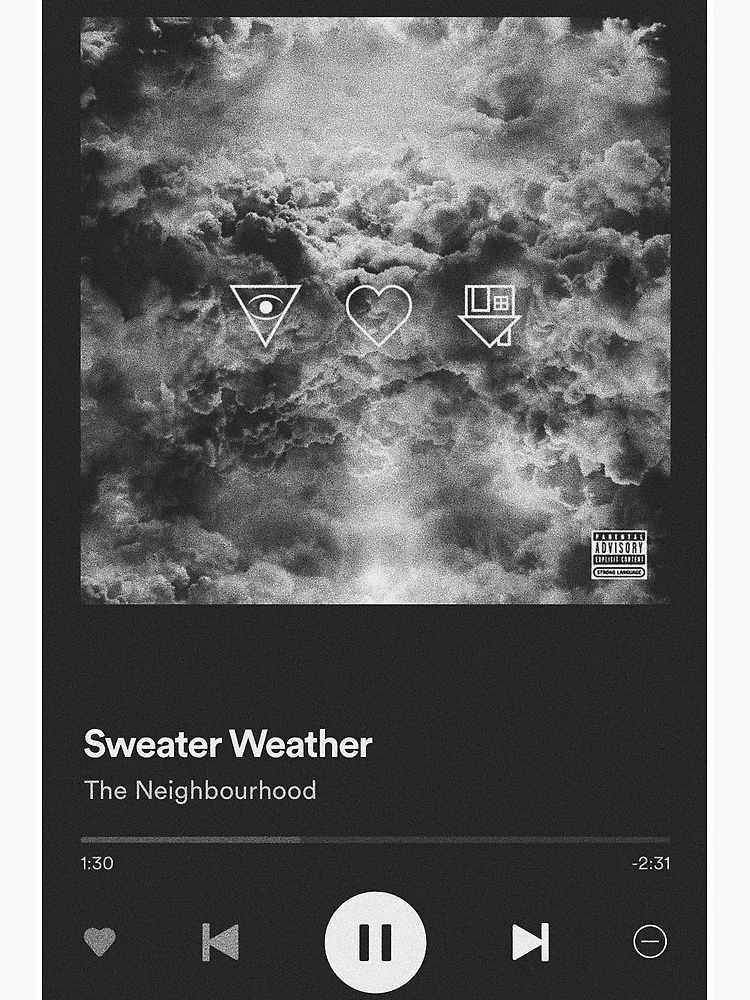 Sweater Weather” by The NeighbourhoodDilemma X