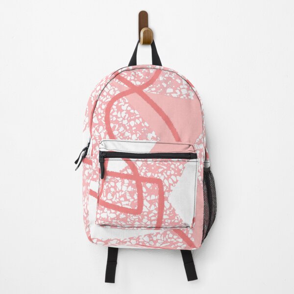 Item preview, Pink Terrazzo Texture Abstract Geometric Collage designed and sold by Plastic Memory Archive.
