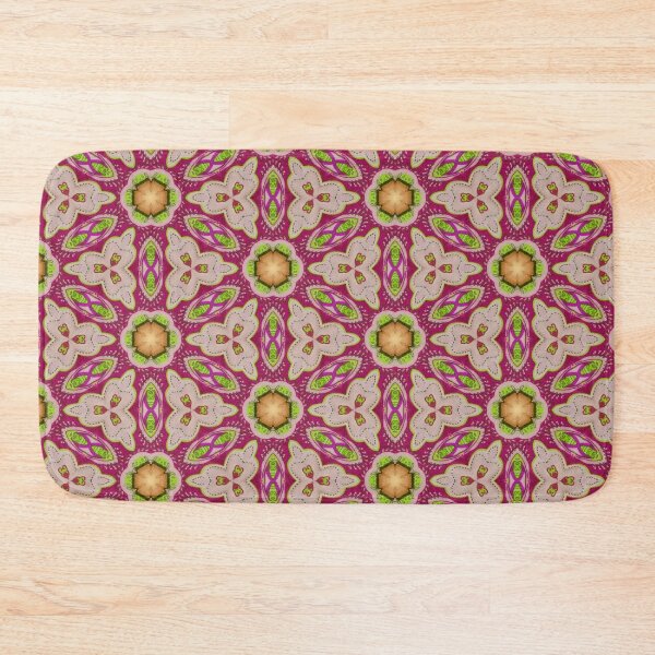 Item preview, Pink Digitally Altered Triangle Circles Pattern designed and sold by CrystalRaen.