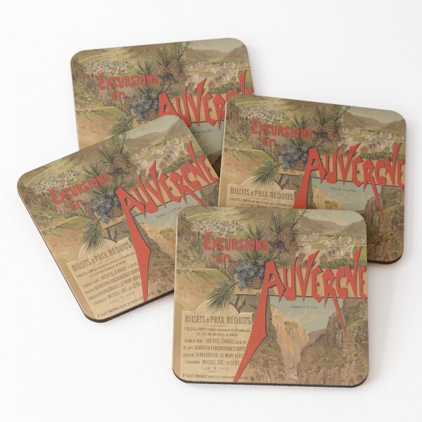 Item preview, ORLEANS Excursions en Auvergne vintage travel poster designed and sold by stickart-marek.