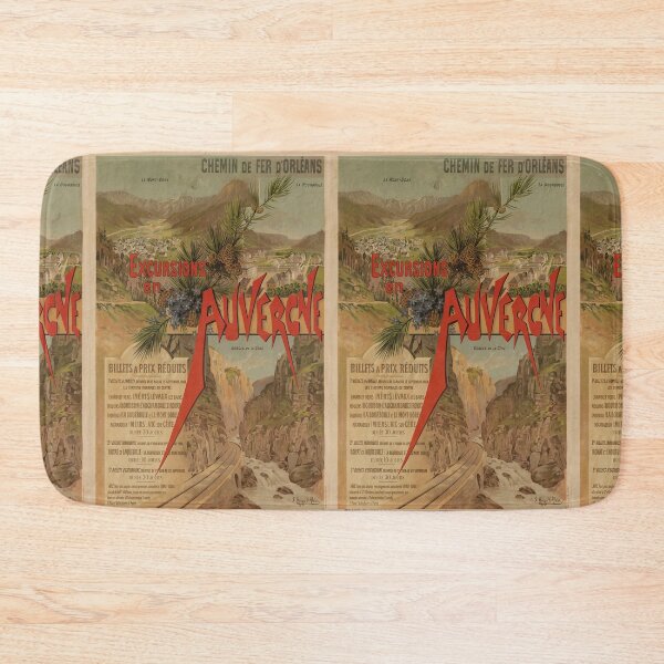 Item preview, ORLEANS Excursions en Auvergne vintage travel poster designed and sold by stickart-marek.