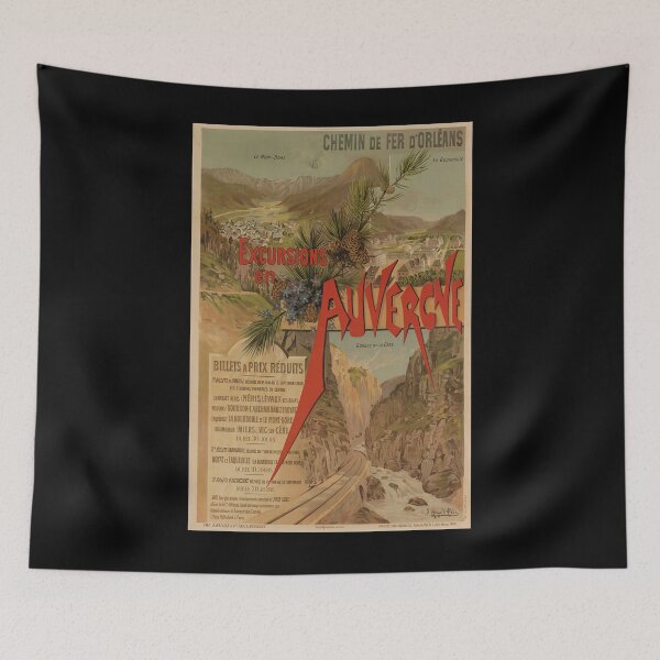 Item preview, ORLEANS Excursions en Auvergne vintage travel poster designed and sold by stickart-marek.