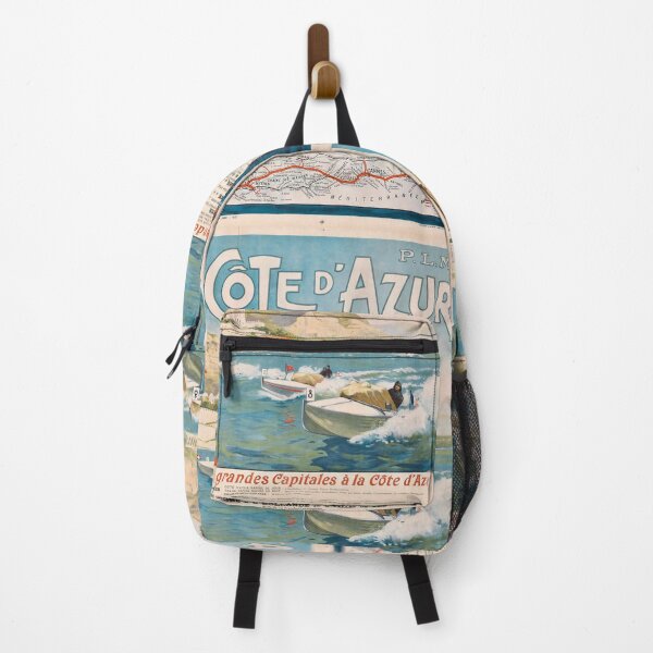 Item preview, PLM La Cote de Azur vintage travel poster designed and sold by stickart-marek.