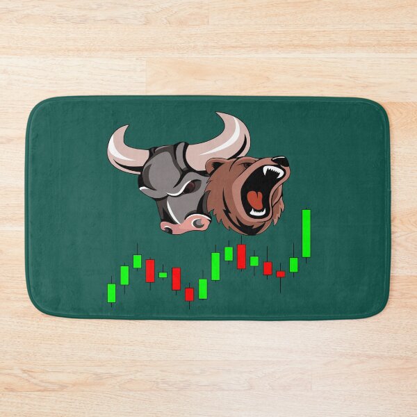 Item preview, Bears vs bulls (stikers) traders and green and red candlesticks V1 designed and sold by I-love-trading.