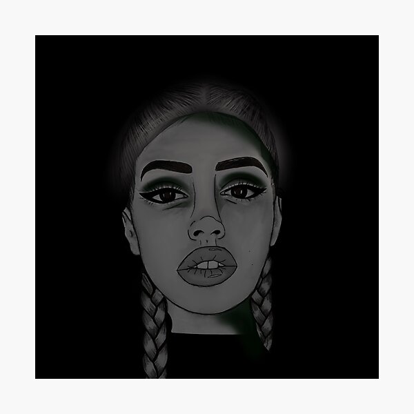 Item preview, BLM Woman Portrait designed and sold by BarasArt.