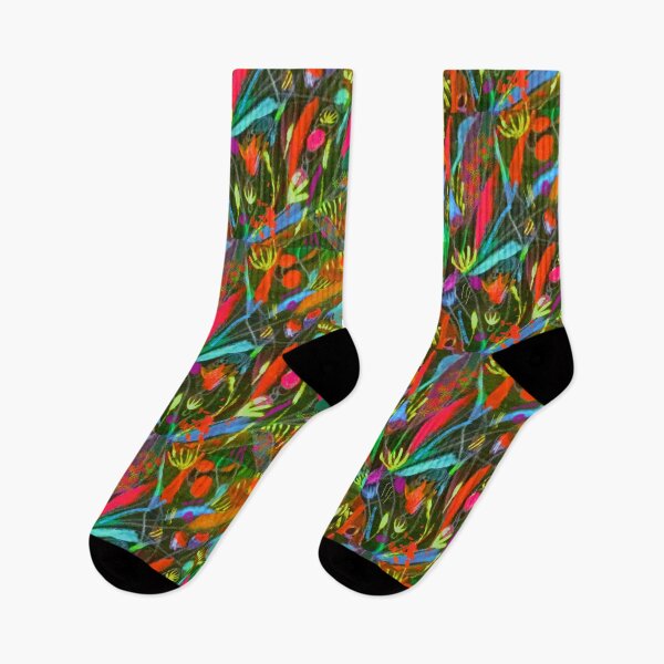 Item preview, Magic Jungle - chilli red designed and sold by Bright Ink  Studios.