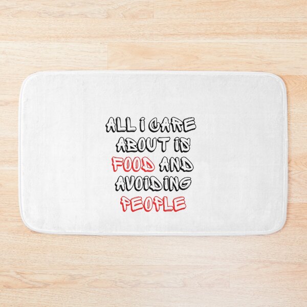 Item preview, Best Seller: All I Care About Is Food And Avoiding People designed and sold by Martin-bivert.
