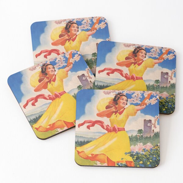 Item preview, Fruehling in Boehmen und Maehren vintage travel poster designed and sold by stickart-marek.