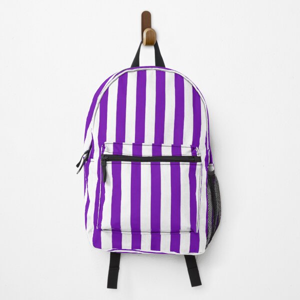 Item preview, Purple and White Striped Slimming Dress designed and sold by deanworld.