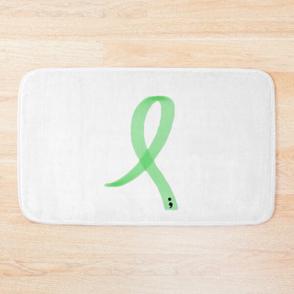Item preview, Green Ribbon Semicolon designed and sold by Spectrum Perspectives.