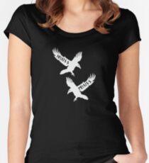Huginn and Muninn Women's Fitted Scoop T-Shirt