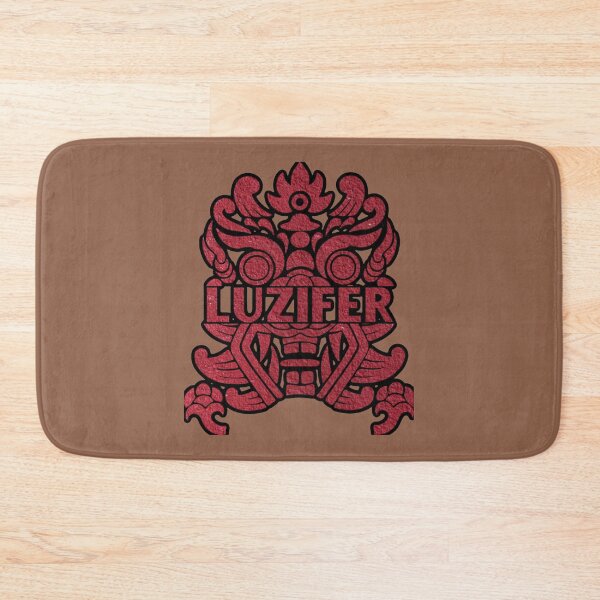 Item preview, Lucifer written with a devil's face designed and sold by Stefan Dissler.