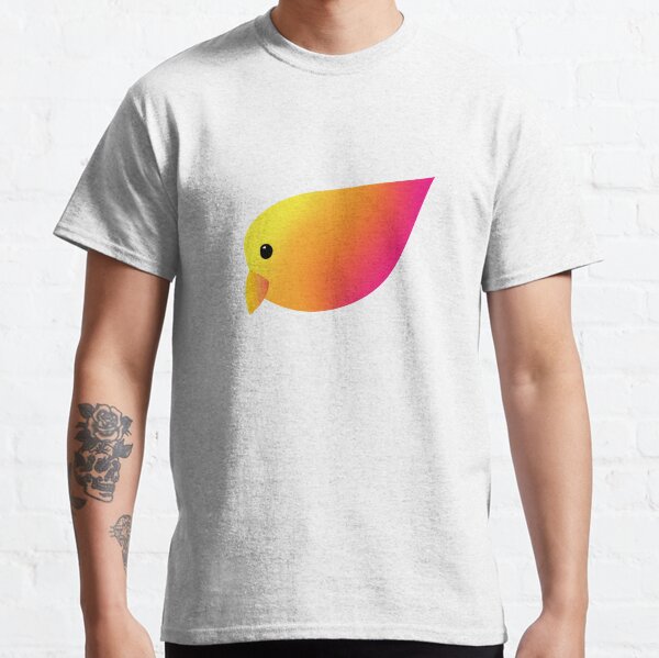 Yellow-Red Gradient Lovebird Classic T-Shirt