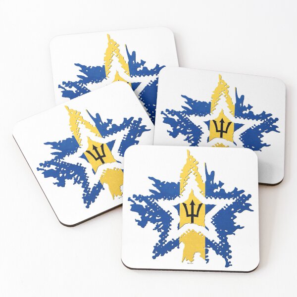 Item preview, Barbados Flag Star designed and sold by zeautees.