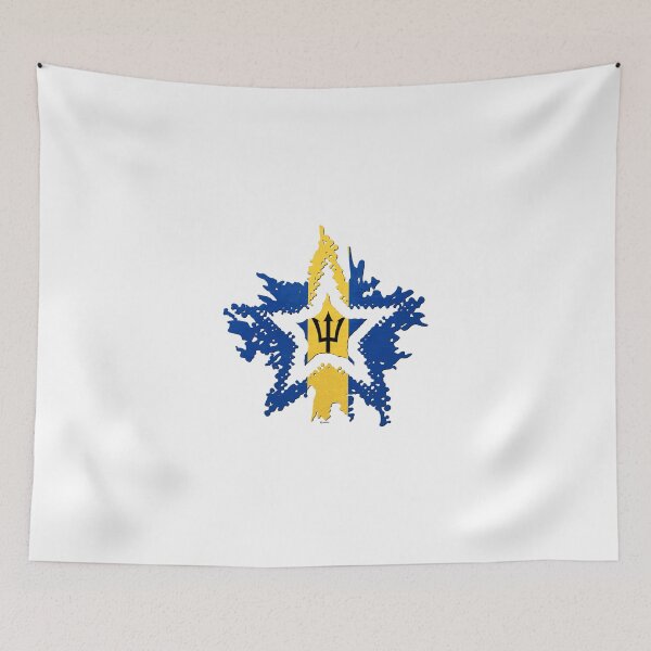 Item preview, Barbados Flag Star designed and sold by zeautees.