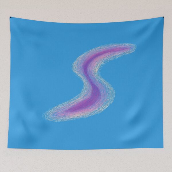 Item preview, Purple S shaped art designed and sold by lion-house.
