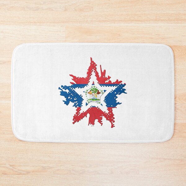Item preview, Belize Flag Star designed and sold by zeautees.