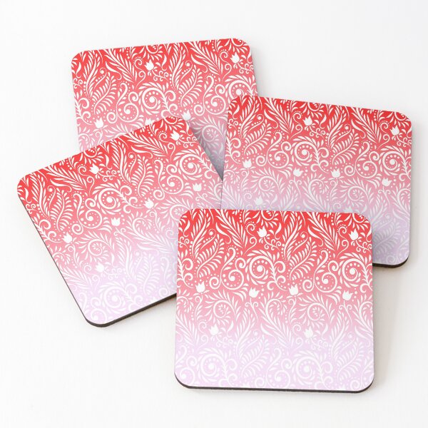 Item preview, Floral and Leaves - Flamingo On Fire designed and sold by CreativityRoams.