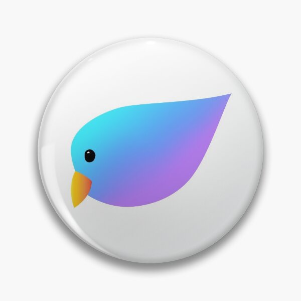 Item preview, Blue-Purple Gradient Lovebird designed and sold by rhodyownsthis.
