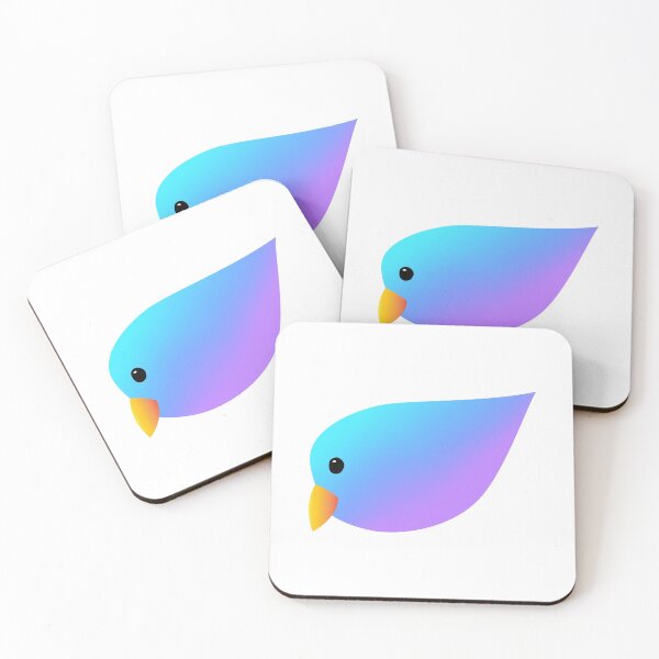 Item preview, Blue-Purple Gradient Lovebird designed and sold by rhodyownsthis.