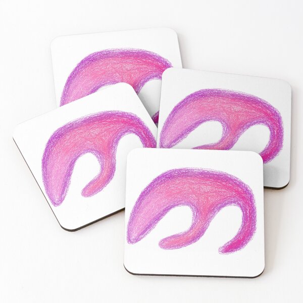 Item preview, Purple jellyfish shape art designed and sold by lion-house.