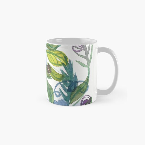 Blue Flowers Classic Mug