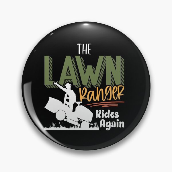 Item preview, The Lawn Ranger Rides Again - Mower Mowing - Lawn Caretaker designed and sold by Dressed For  Duty.