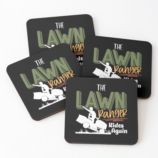 Item preview, The Lawn Ranger Rides Again - Mower Mowing - Lawn Caretaker designed and sold by Dressed For  Duty.