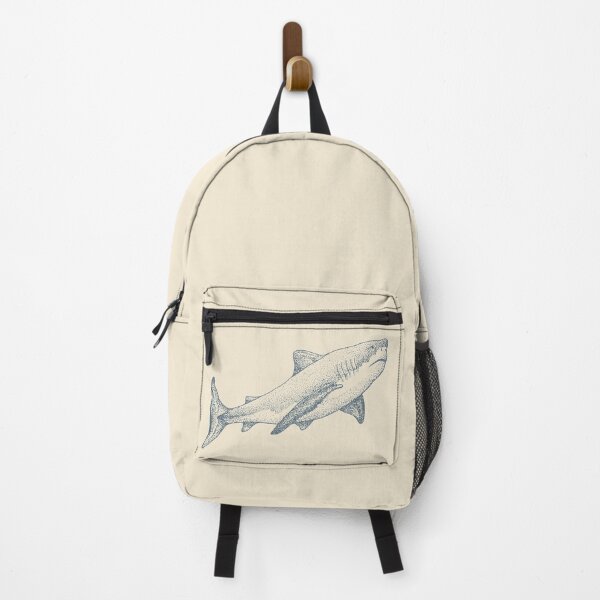 Item preview, Shark Hand Drawn Pointillism designed and sold by RimbuCreative.