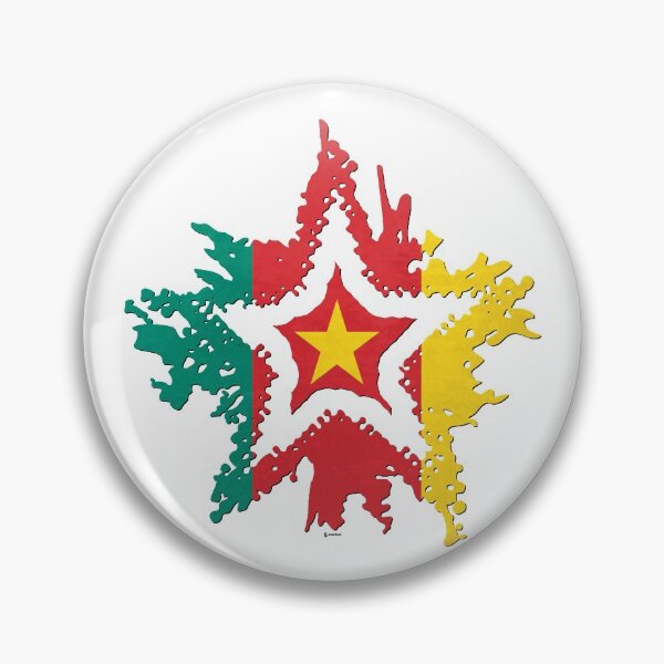 Item preview, Cameroon Flag Star designed and sold by zeautees.