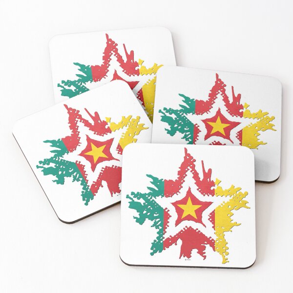 Item preview, Cameroon Flag Star designed and sold by zeautees.
