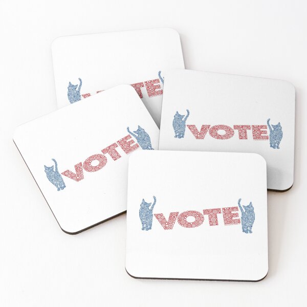 Item preview, Blue Cats Warming Up To The Red Vote Circle Design designed and sold by Pierre Bernard Jr.